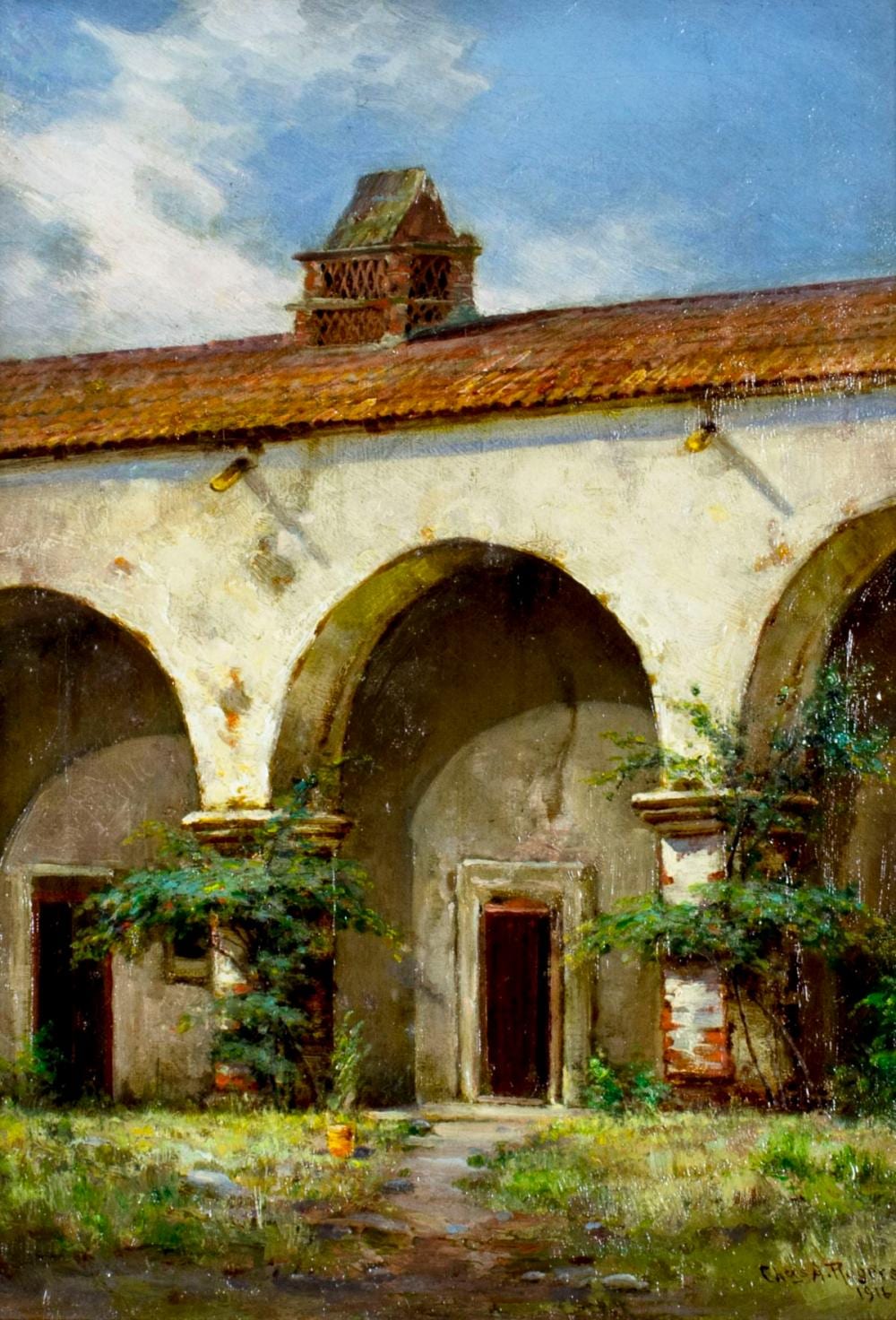Charles Albert Rogers comparable auction result: charles albert rogers na ca ct 1848 1918 oil painting antique