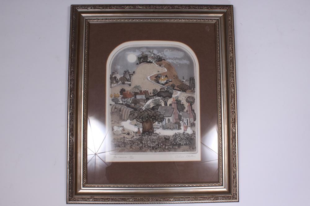 Graham Clark comparable auction result: graham clark etching the loaves signed numbered
