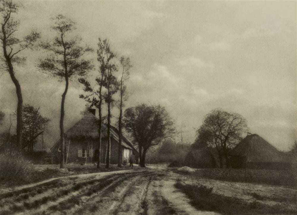 Lénard Misonne comparable auction result: l onard misonne paysage de campine 1910