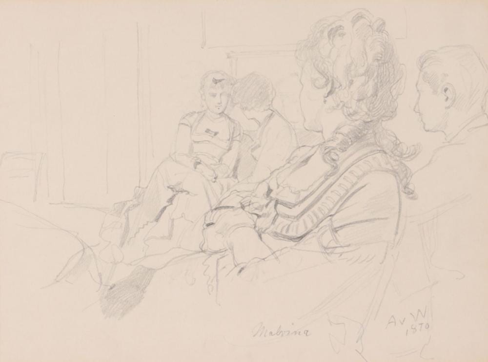 Anton Alexander von Werner comparable auction result: anton alexander von werner 1843 1915 malvina