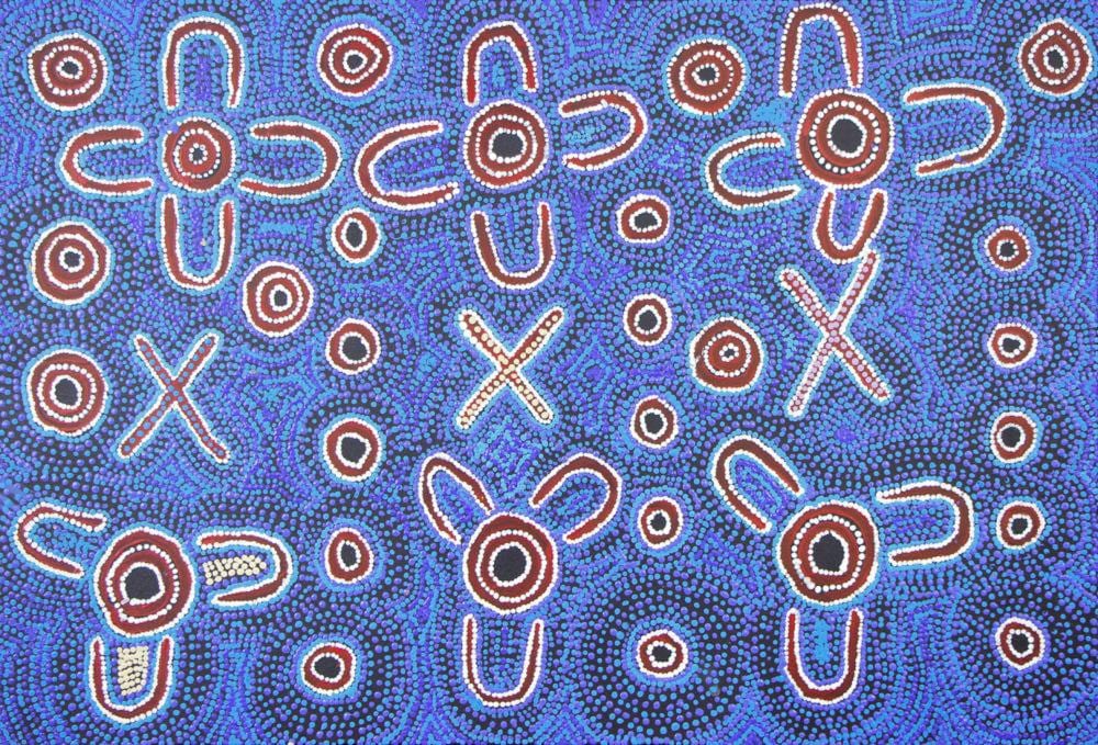 Lissandra Campbell Napurrula comparable auction result: lissandra campbell napurrula water dreaming