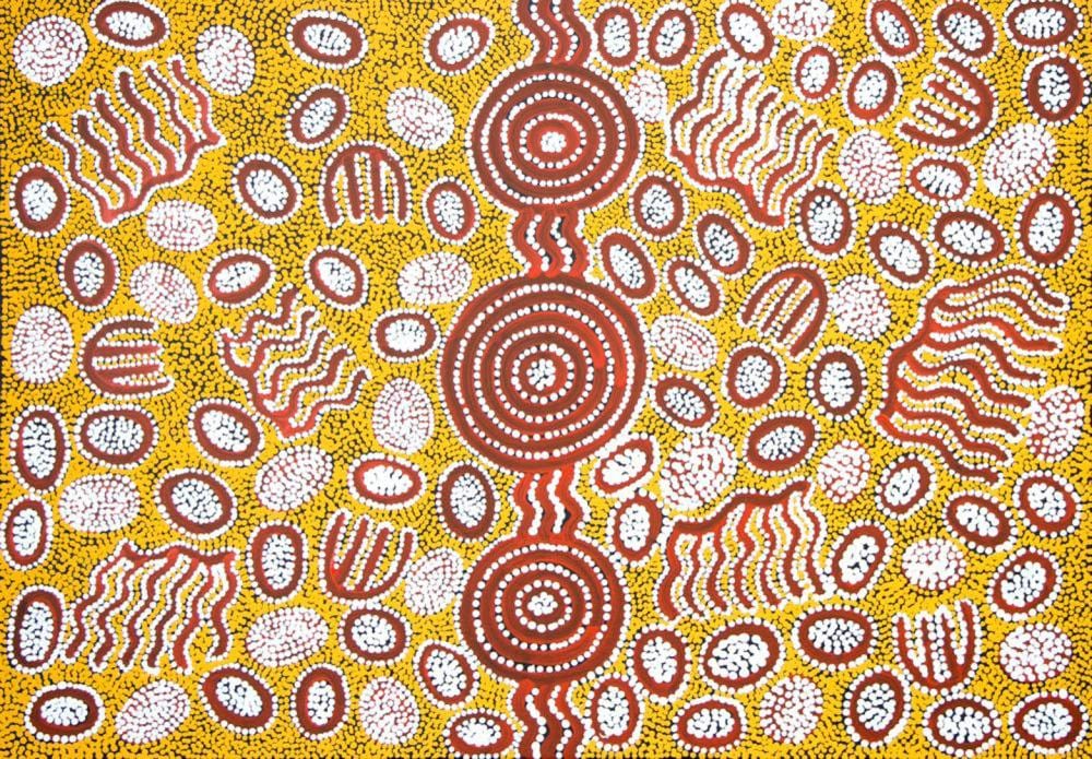 Lissandra Campbell Napurrula comparable auction result: lissandra campbell napurrula water dreaming