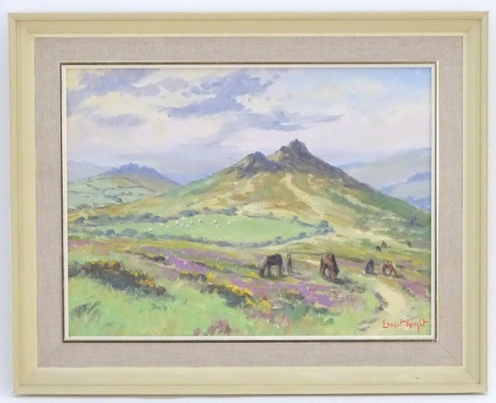 Ernest Knight comparable auction result: ernest knight 1915 1995 english school oil on