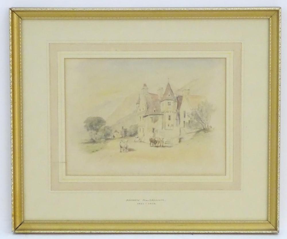 Andrew McCallum comparable auction result: andrew mccallum 1821 1902 scottish school pen