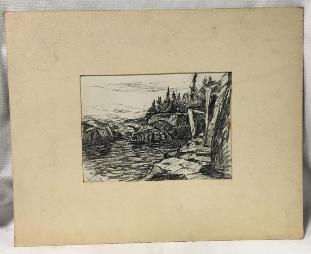 Fred Lyman comparable auction result: fred lyman drawing