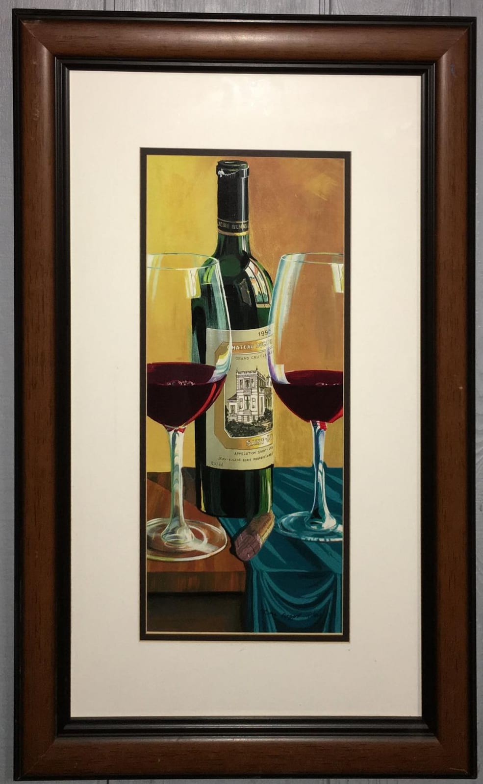 Dima Gorban comparable auction result: dima gorban serigraph wine for two