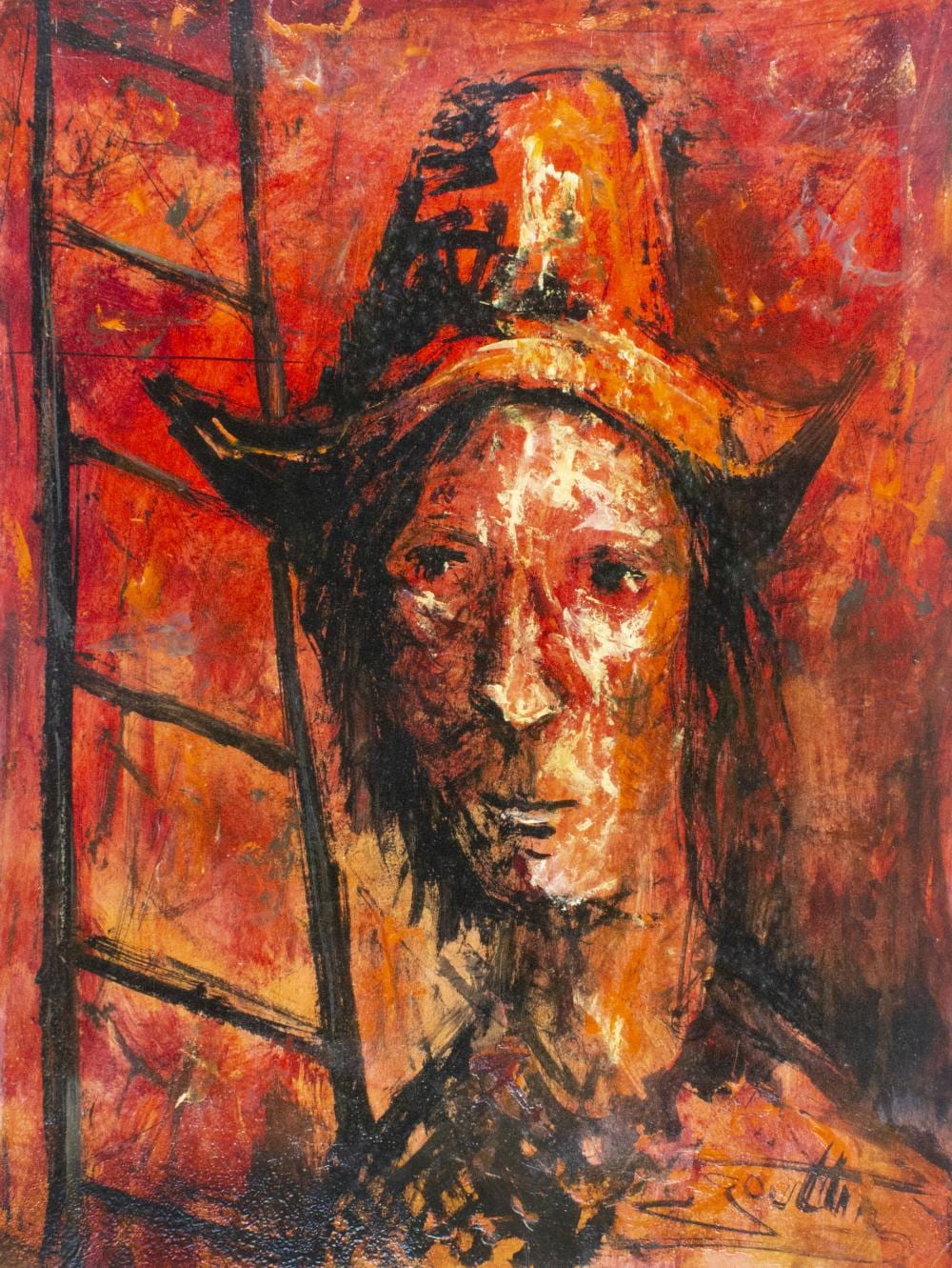 Jean Marie Gouttin comparable auction result: jean marie gouttin 1922 1987 portrait
