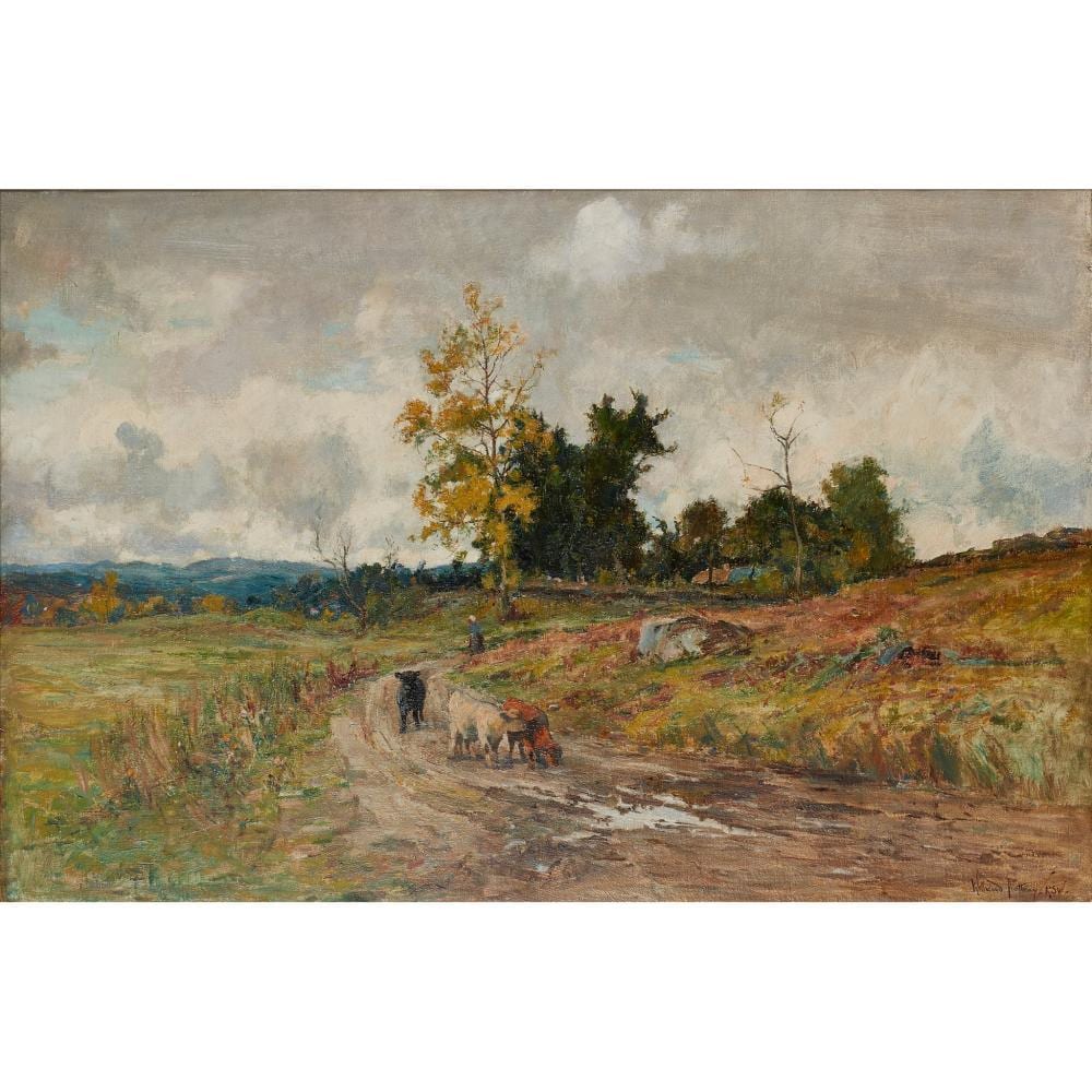 Alexander Wellwood Rattray comparable auction result: alexander wellwood rattray scottish 1849 1902 cattle on the road