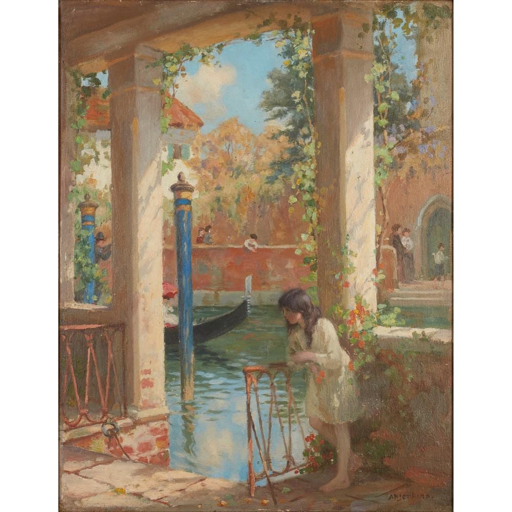 arthur henry jenkins british 1871 1940 a venetian day · Lyon & Turnbull · 2020-06-16 Arthur Henry Jenkins comparable auction result: arthur henry jenkins british 1871 1940 a venetian day