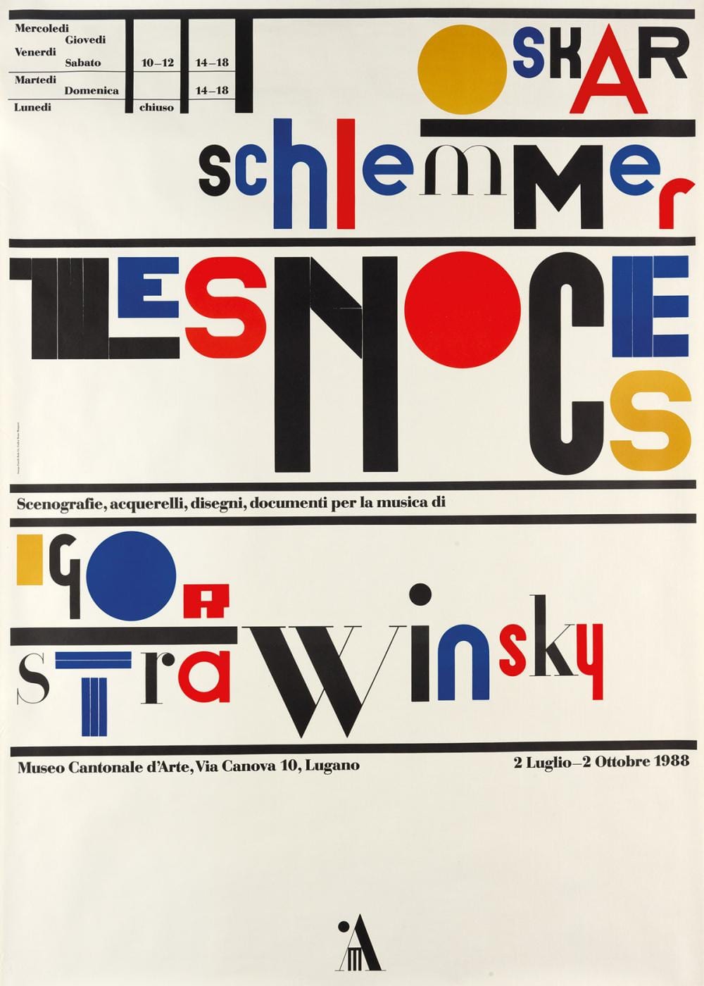 Bruno Monguzzi comparable auction result: bruno monguzzi 1941 oskar schlemmer les noces igor stravinsky 1988 50x35 inches 127x90 cm fratelli roda taverne