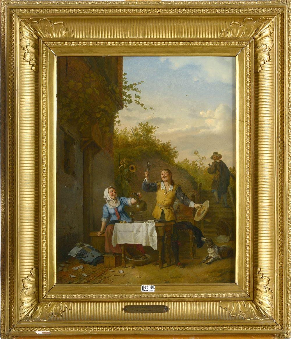 Ignatius Jozef Pieter van Regemorter comparable auction result: tableaux