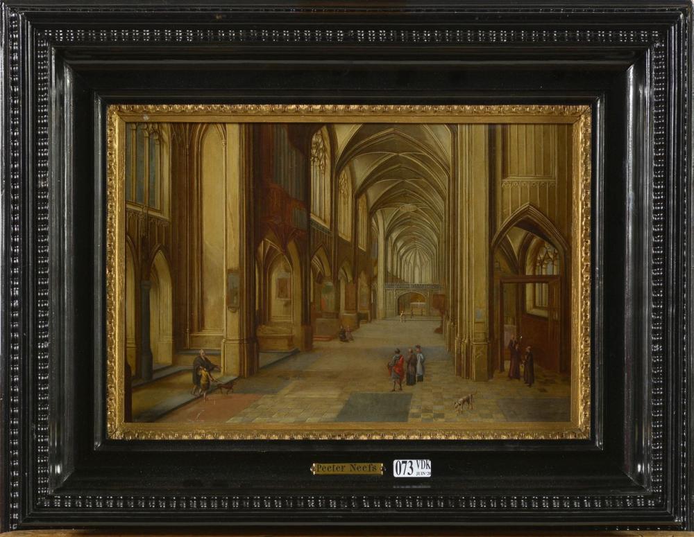 Peeter (1620) Neeffs comparable auction result: tableaux