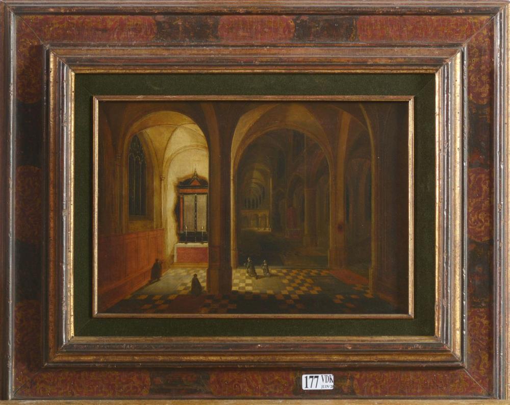 Peeter (1620) Neeffs comparable auction result: tableaux