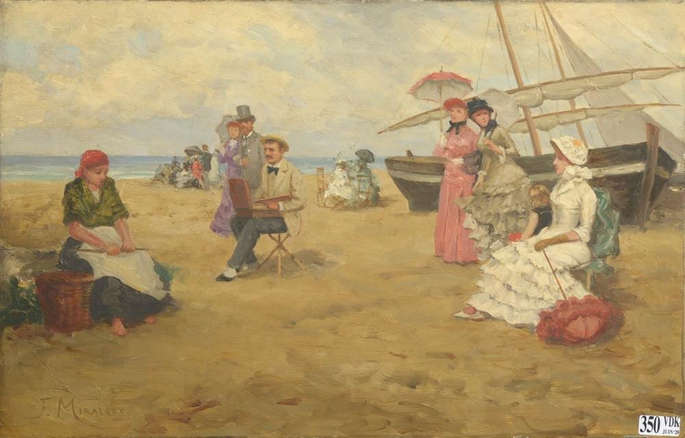 Francisco (1848) Miralles comparable auction result: tableaux