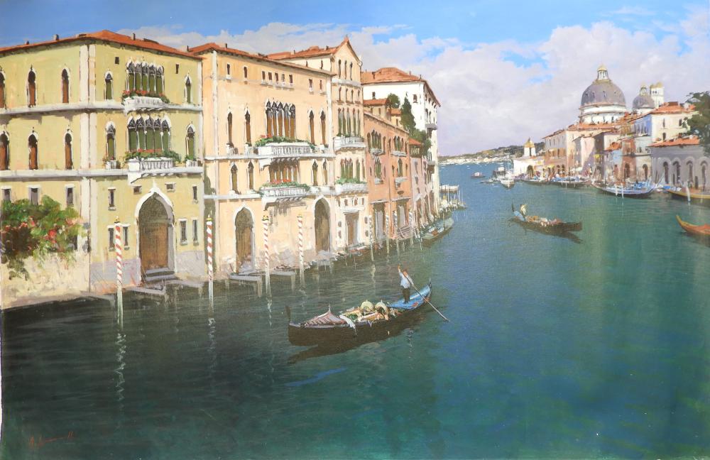 Antonio Iannicelli comparable auction result: antonio iannicelli grand canal venice