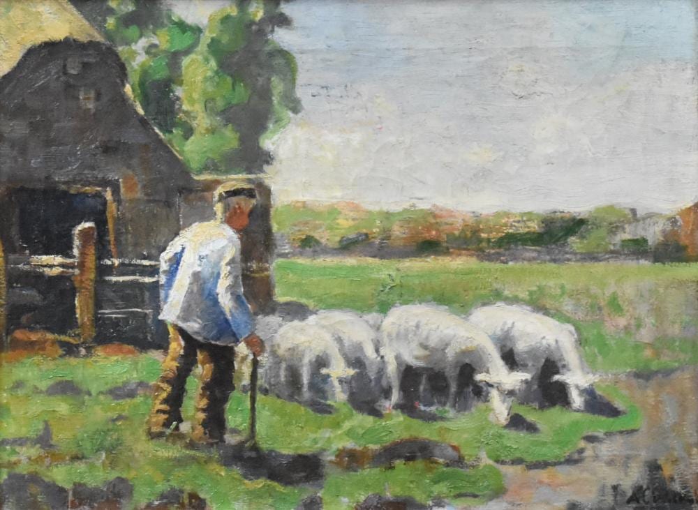 Albert Carel Willink comparable auction result: two very early willinks