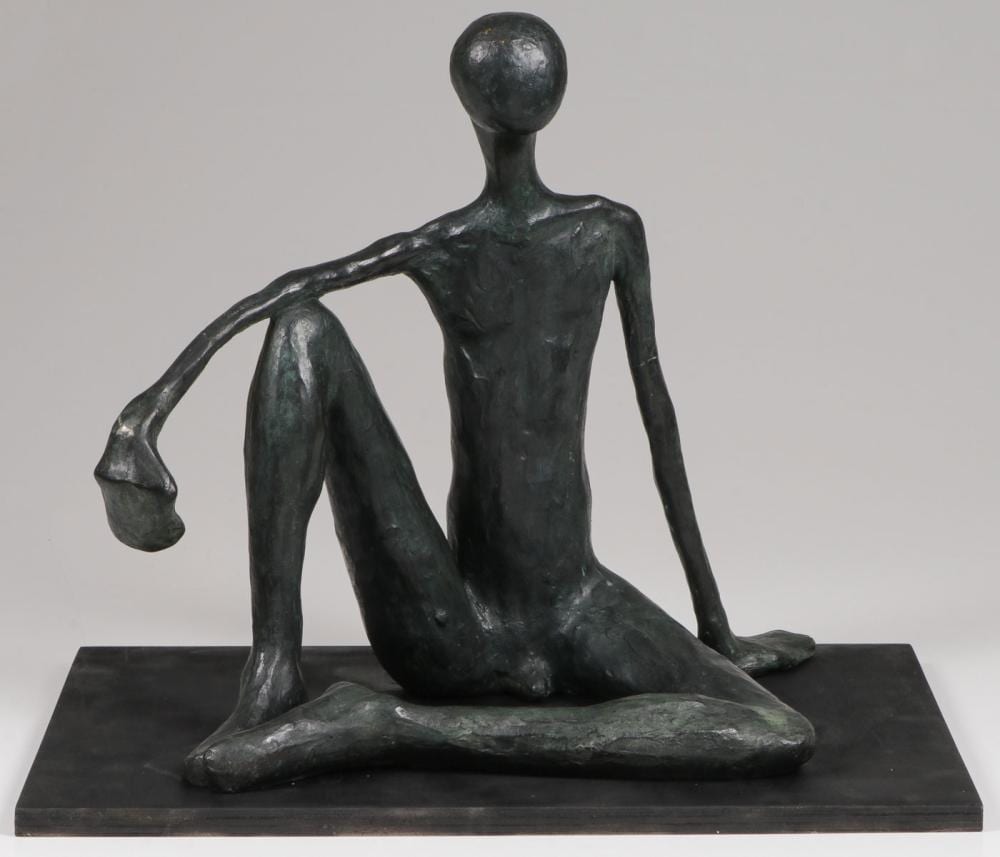 Carol Miller comparable auction result: modernist bronze by carol miller