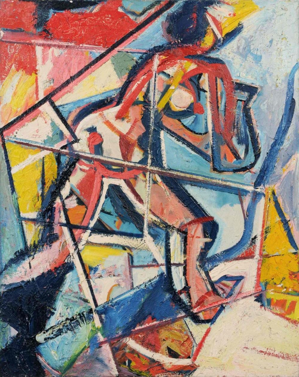 Horst Weber comparable auction result: horst weber aufsteigender akt im hochgebirge 1996