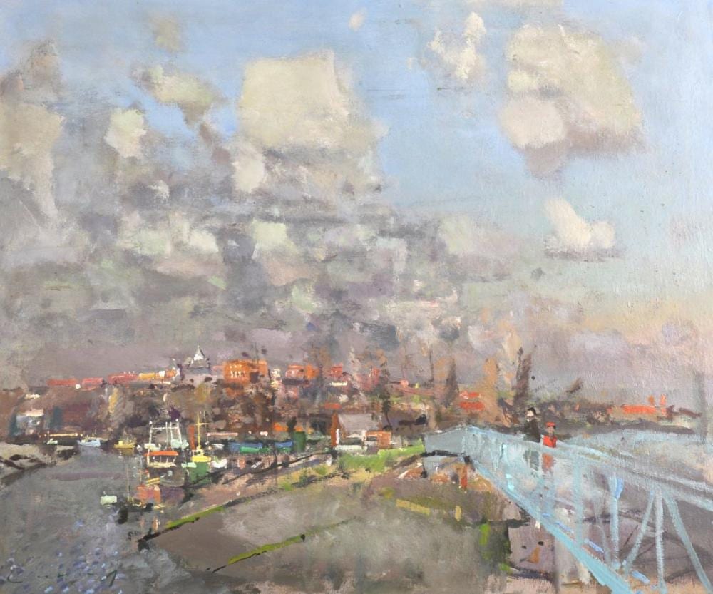 fred cuming b 1930 british rye harbour february oil on board signed 20 x 24 · John Nicholson's Fine Art Auctioneers & Valuers · 2020-06-12 Fred Cuming comparable auction result: fred cuming b 1930 british rye harbour february oil on board signed 20 x 24