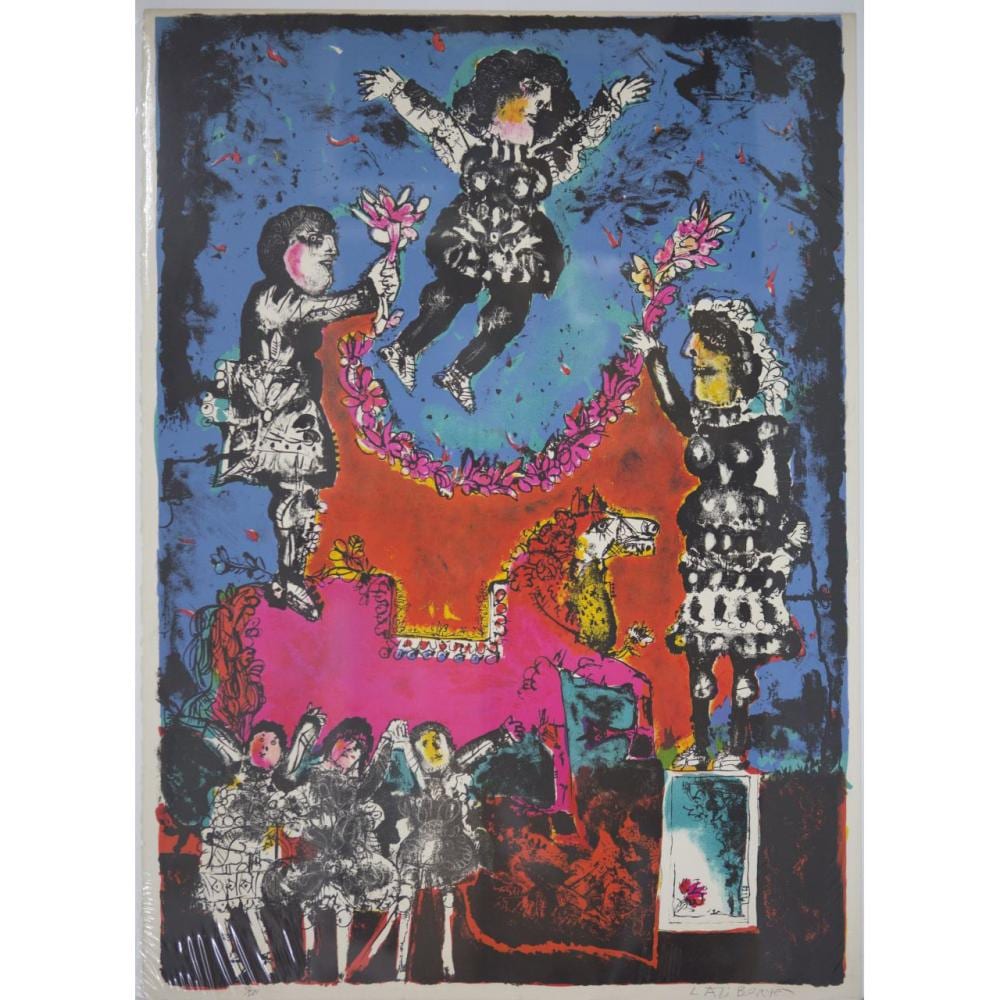 NORMAN LALIBERTE 'LE CIRQUE' LITHOGRAPH SIGNED sold by Antiques & Modern Auction Gallery, lot 113 — auction record photograph