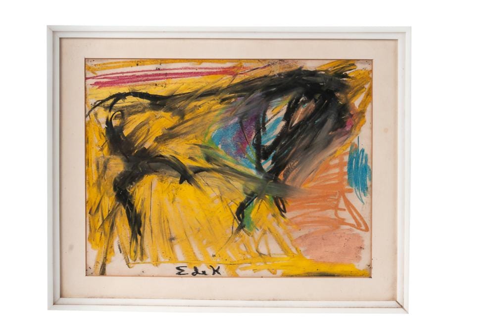 Elaine DeKooning comparable auction result: elaine de kooning bull