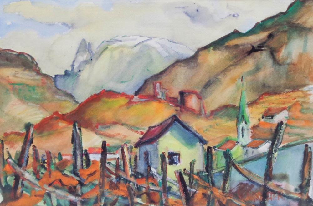 Hubert Mumelter comparable auction result: hubert mumelter bozen bolzano 1896 1981