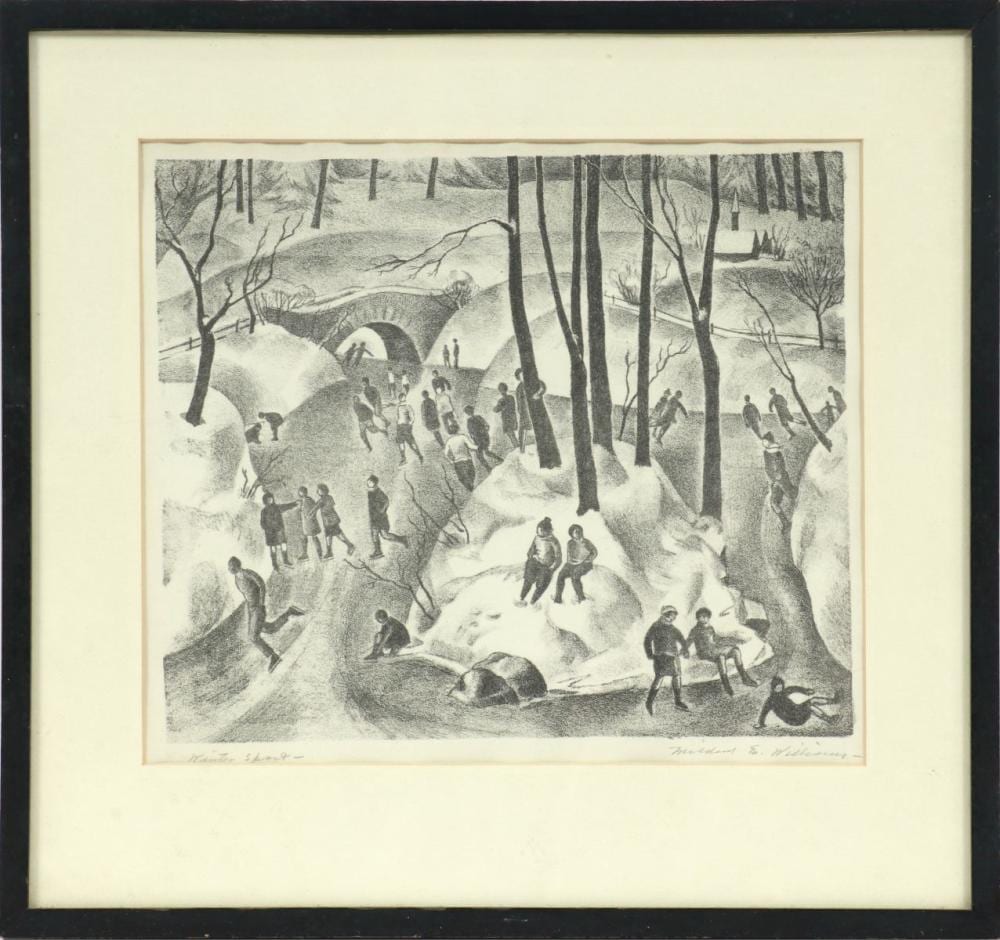 mildred emerson williams lithograph · DuMouchelles · 2020-06-27 Mildred Emerson Williams comparable auction result: mildred emerson williams lithograph