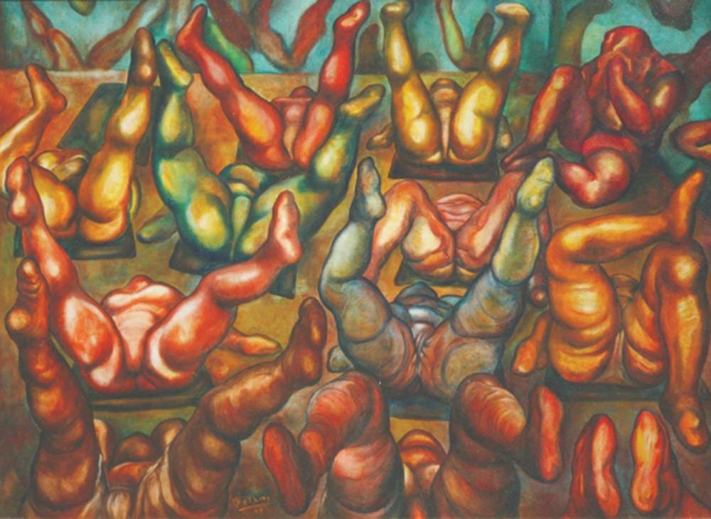 Danilo Dalena (b. 1942) - Exercise series comparable sale
