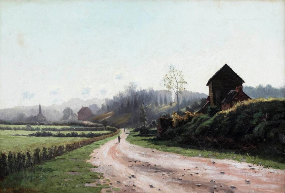 Leon Delderenne comparable auction result: leon delderenne 1864 1921