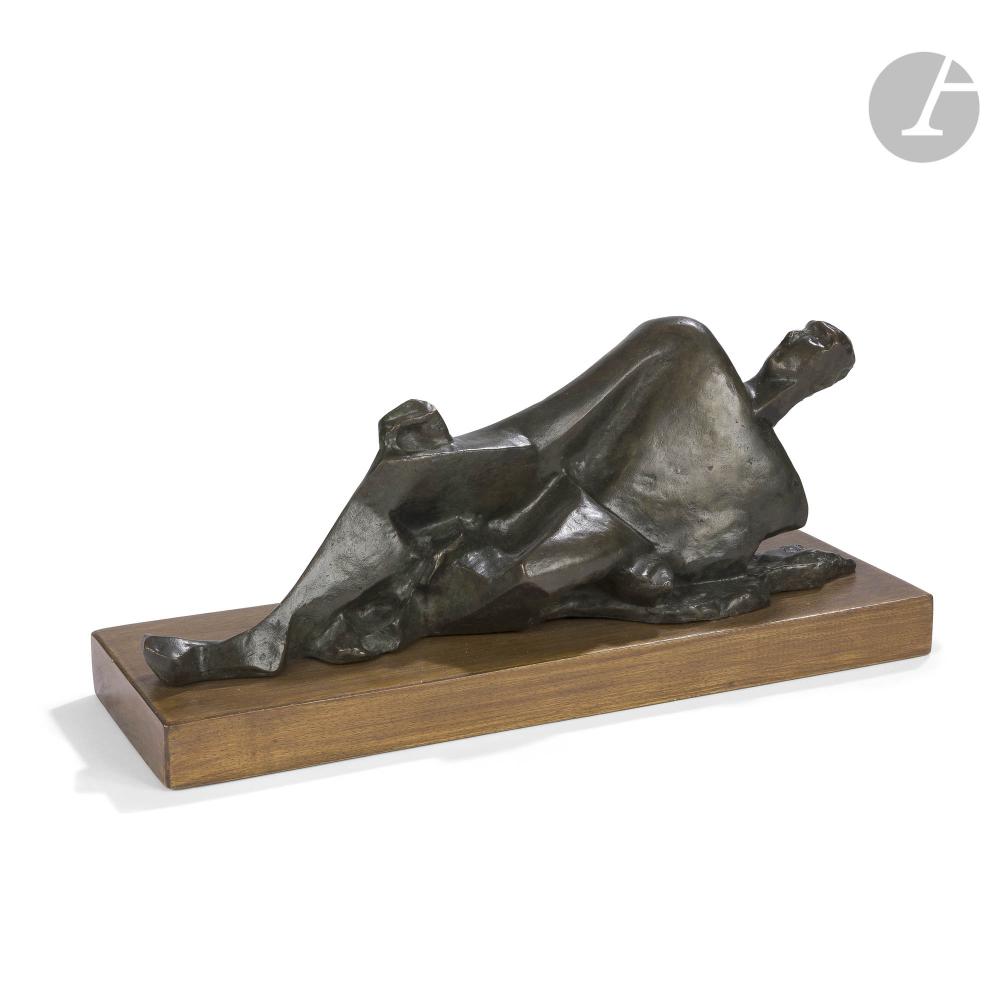 Léon Indenbaum comparable auction result: l on indenbaum 1890 1981 l homme couch le mod le con u en 1932 preuve n 2 8