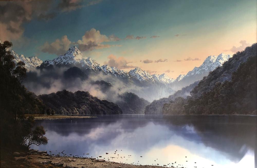 Tim Wilson comparable auction result: tim wilson b 1954 morning glow lake te anau