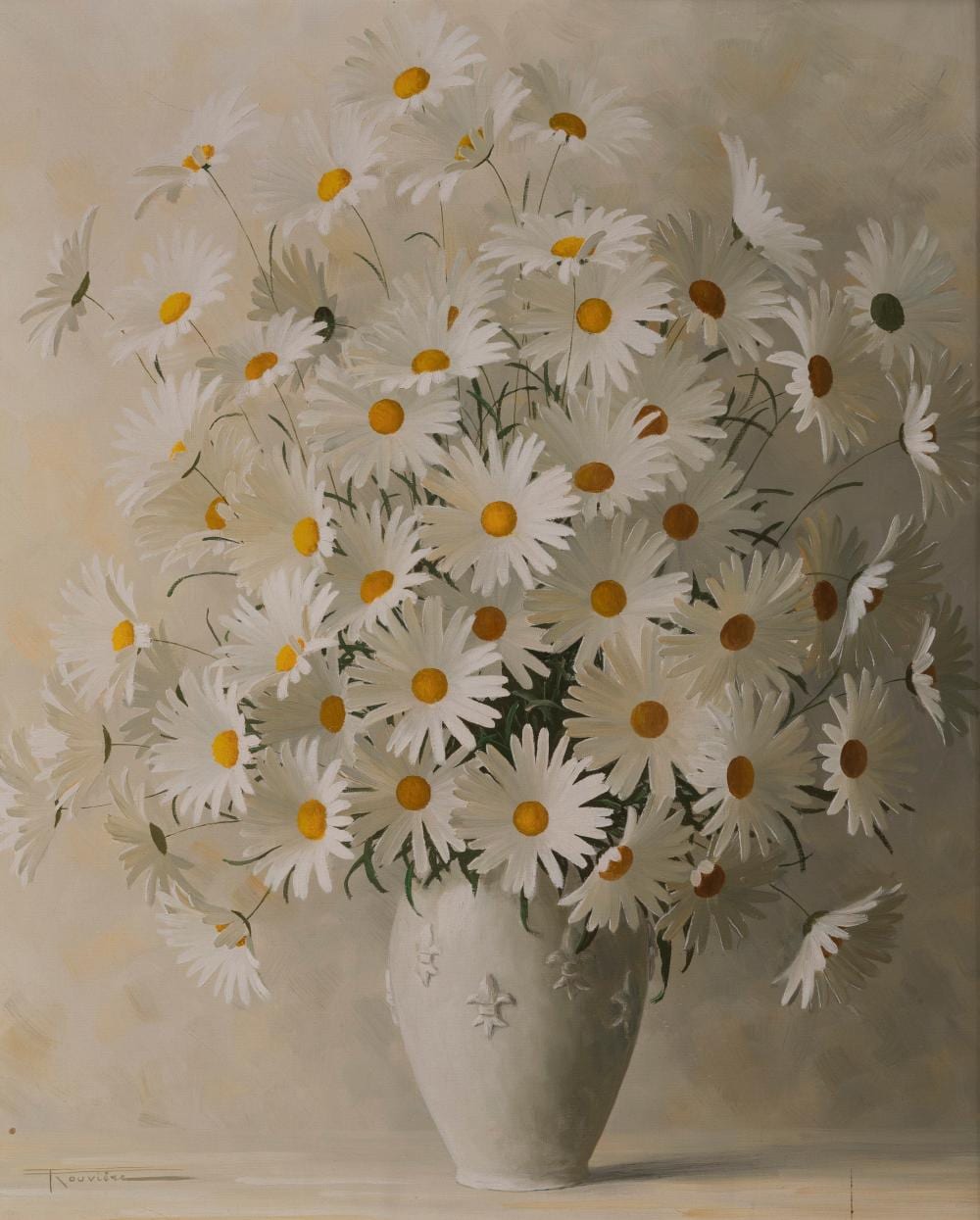 Elizabeth Rouviere comparable auction result: elizabeth rouviere marquerites blanches