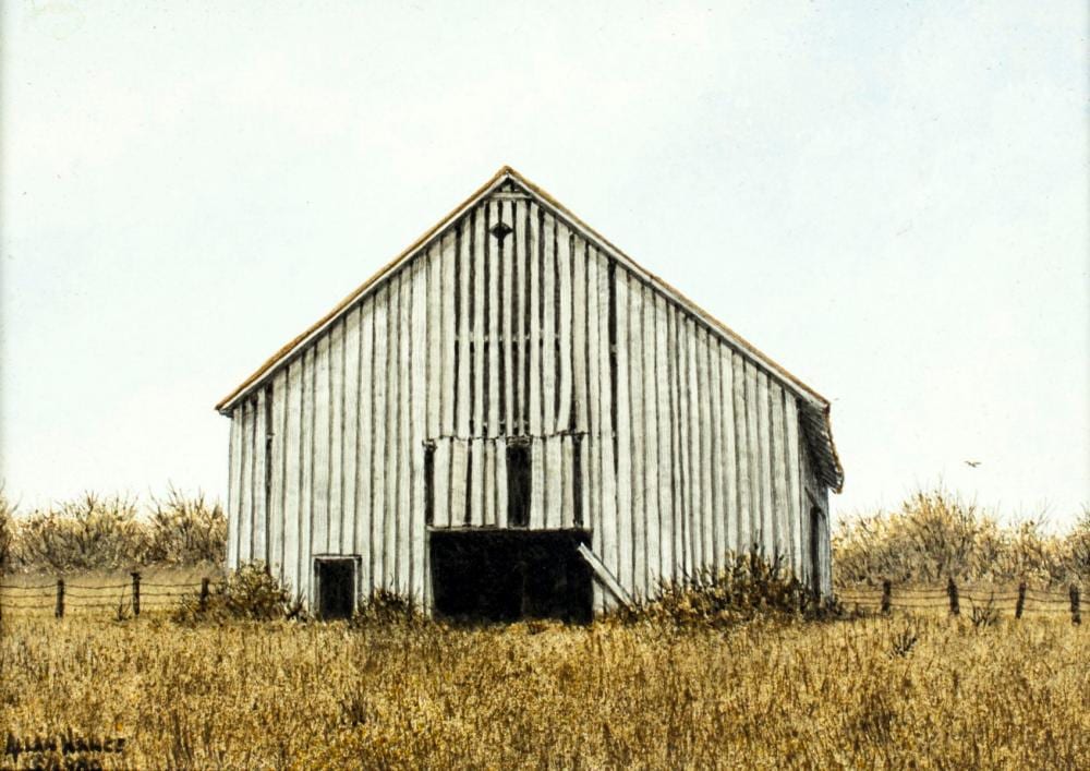 Allen Nance comparable auction result: allan nance nc born 1940 acrylic painting