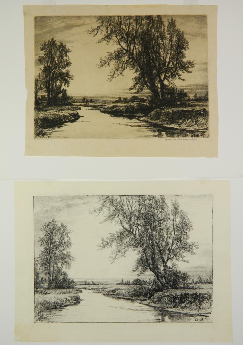 Henry Macbeth Raeburn comparable auction result: 2 henry macbeth raeburn works on paper