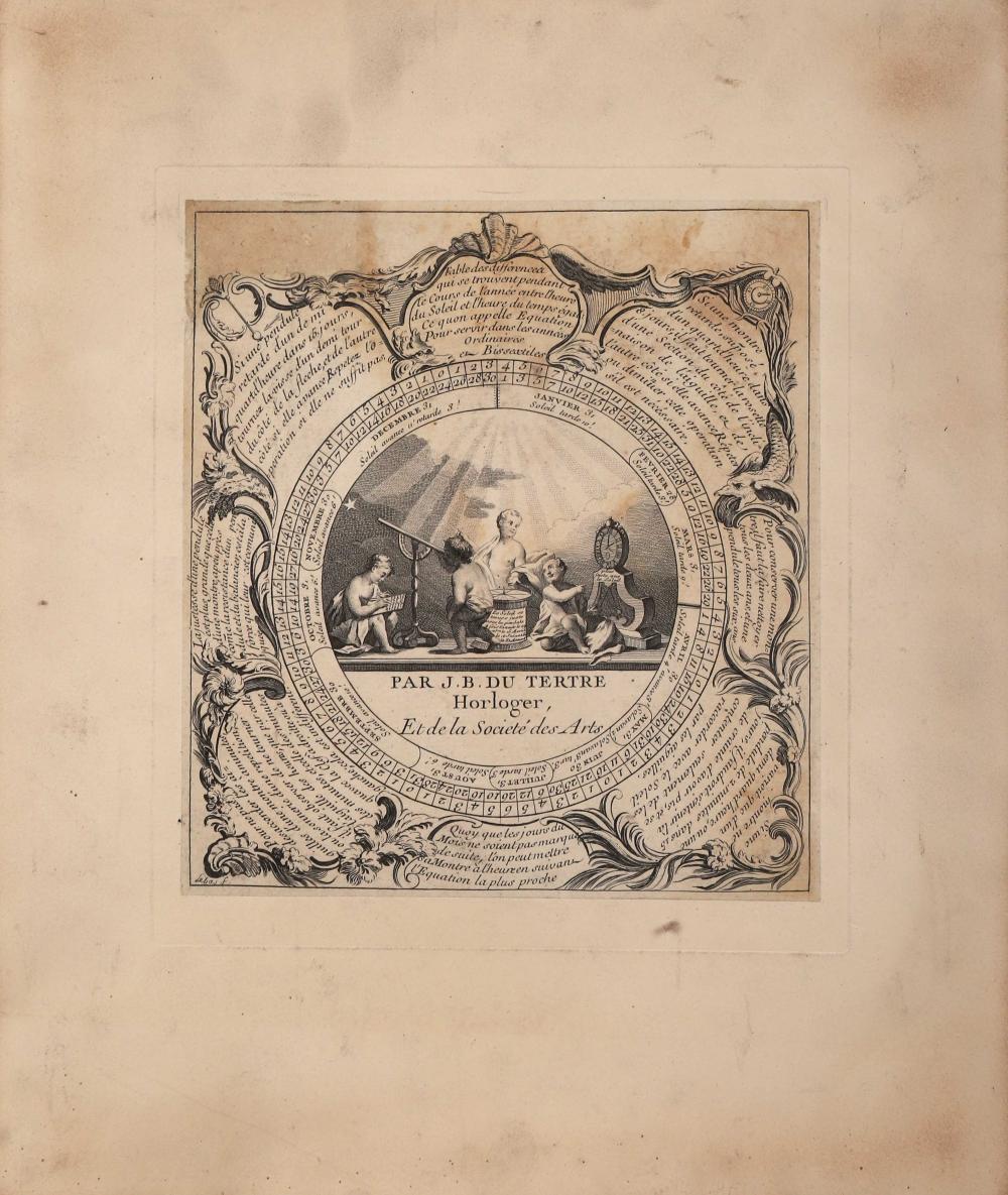 Du Du comparable auction result: table de l quation du temps dit e par j b du