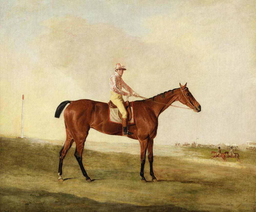 Benjamin Marshall comparable auction result: benjamin marshall seagrave 1768 1835 london sir charles bunbury s filly eleanor with jockey up