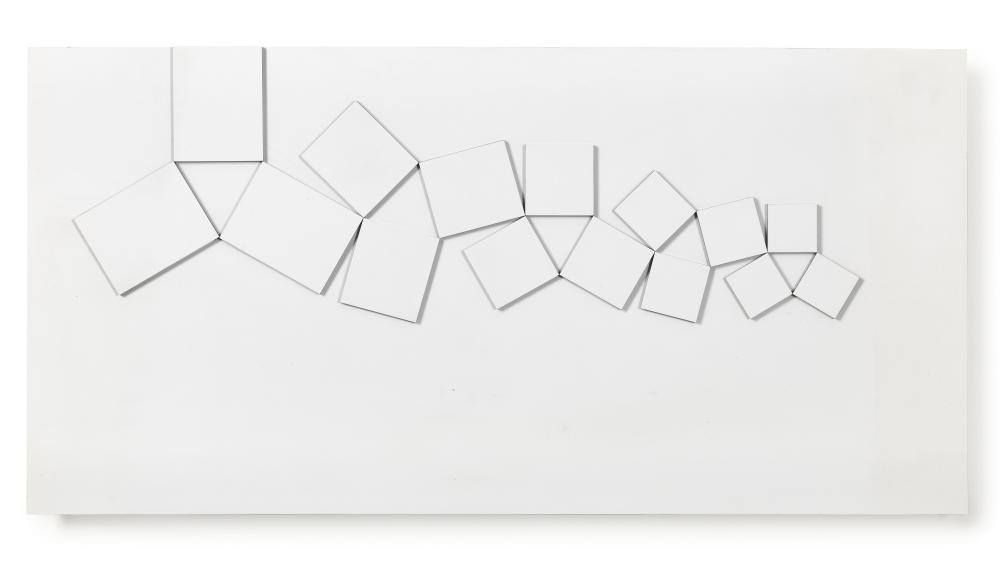 Anthony Hill comparable auction result: anthony hill british born 1930 low relief 30 5 x 61 cm 12 x 24 in conceived in 1963