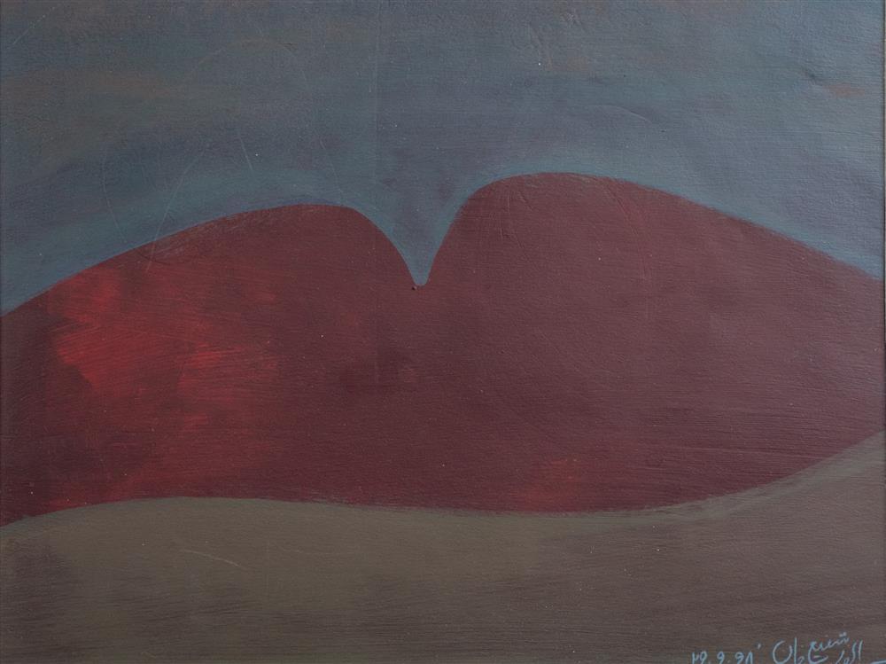 Unver Shafi Khan comparable auction result: unver shafi khan pakistani b 1961 abstract still life painting untitled oil on paper signed in urdu 9 1 2 x 12 1 2 sheet m