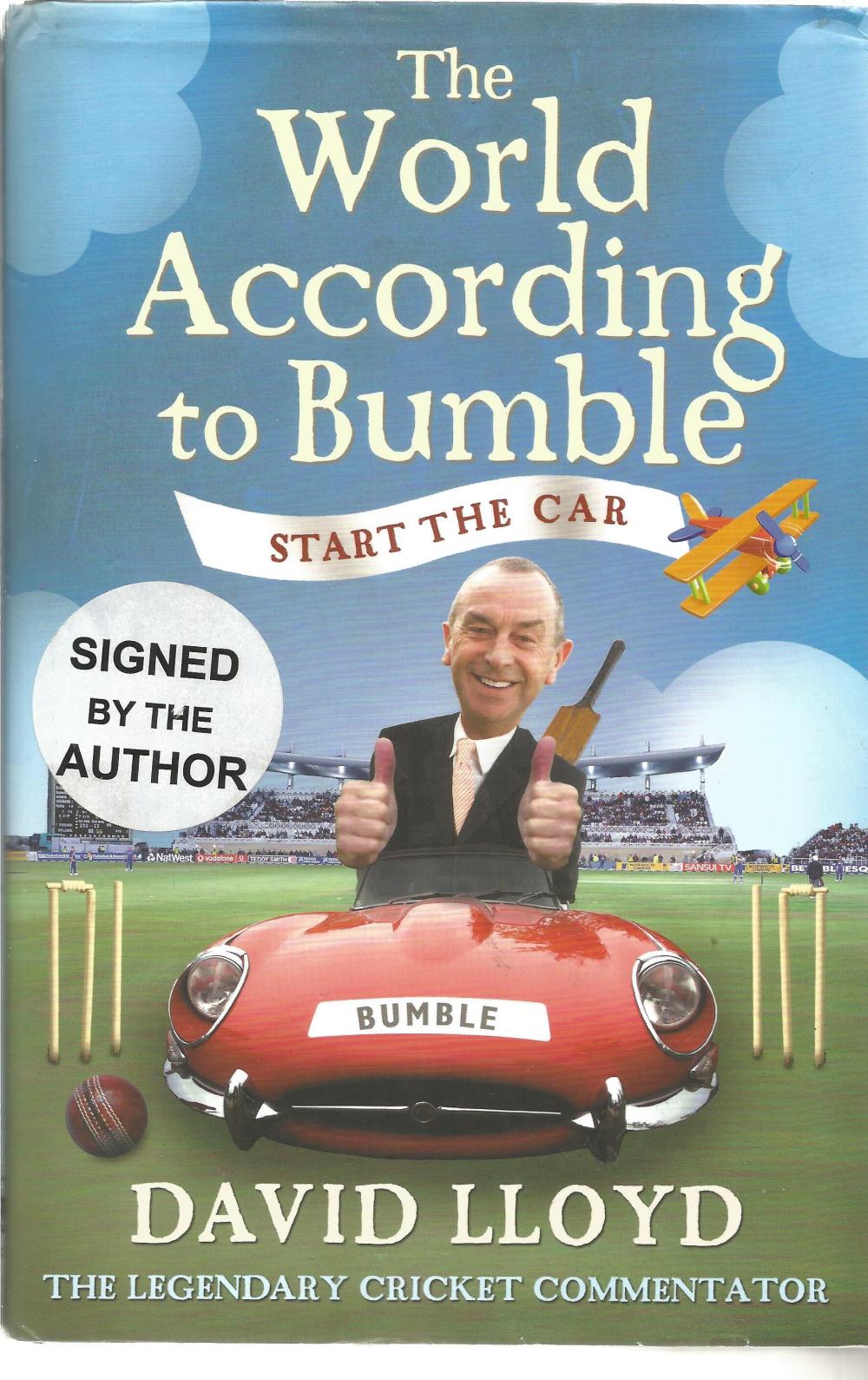 David Lloyd comparable auction result: david lloyd signed the world according to bumble start the car hardback book signed on inside title