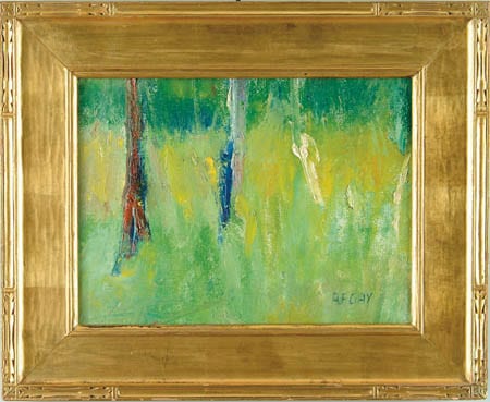 Auguste-François Gay comparable auction result: august francois pierre gay american 1890 1949 impressionistic landscape