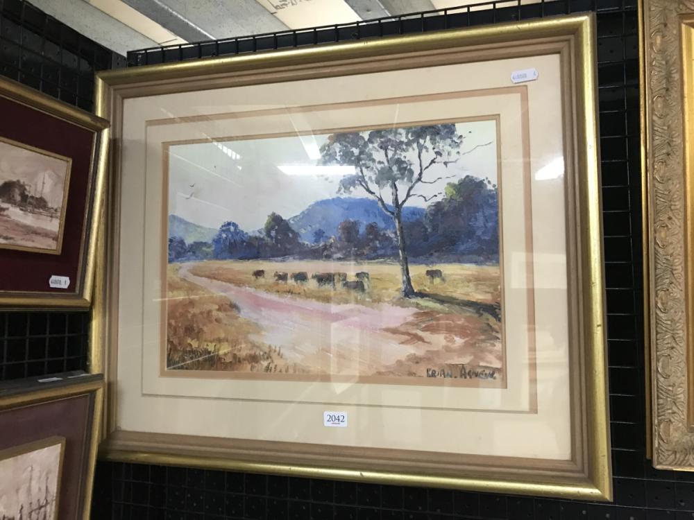 Brian Agnew comparable auction result: brian agnew cattle by the roadside oil slr