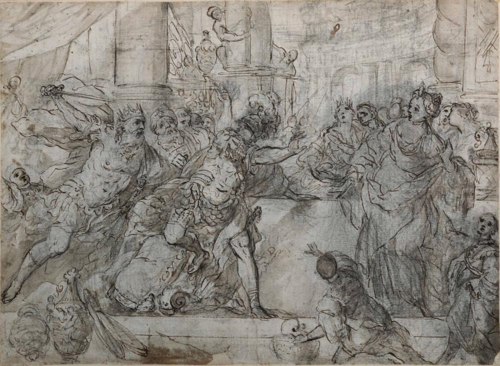 giovan battista carlone genova 1603 parodi ligure 1684 david e saul · Cambi Casa d'Aste · 2020-06-30 Giovanni Battista (1603) Carlone comparable auction result: giovan battista carlone genova 1603 parodi ligure 1684 david e saul