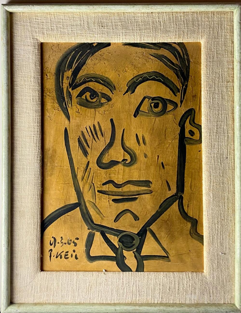 Peter Keil (German, B.1942) Pablo Picasso Painting sold by Hill Auction Gallery, lot 79 — auction record photograph