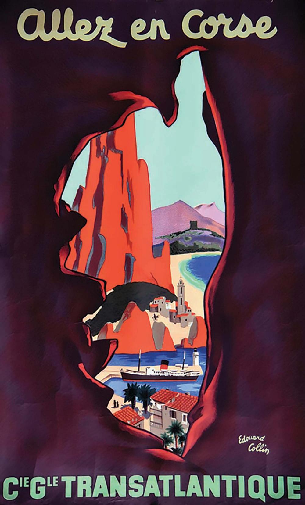 Edouard Collin comparable auction result: aller en corse