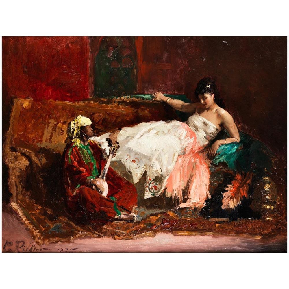 Edouard Frédéric Wilhelm Richter comparable auction result: edouard fr d ric wilhelm richter 1844 paris 1913 ebenda