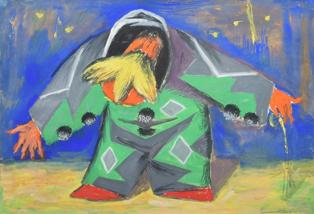 emmanuel levy clown gouache · Wilson55 · 2020-07-02 Emanuel Levy comparable auction result: emmanuel levy clown gouache
