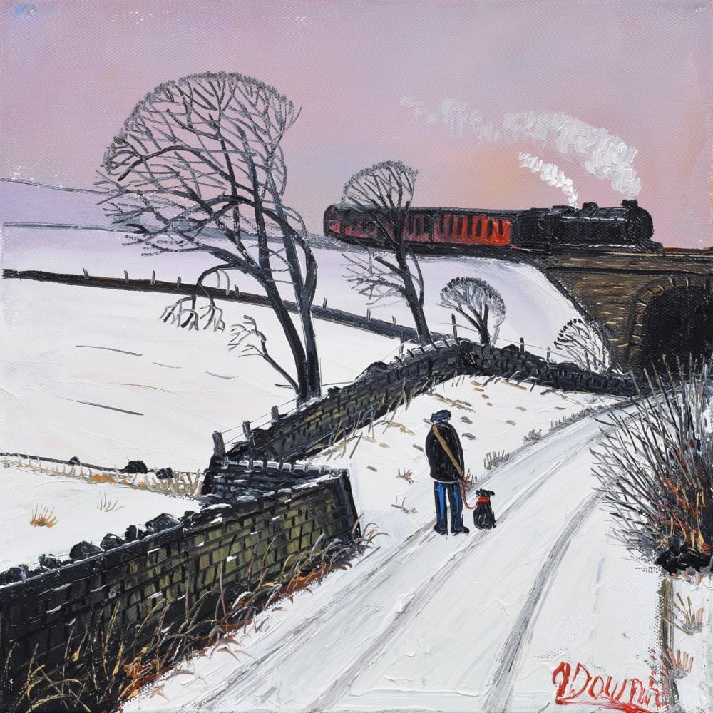 James Downie comparable auction result: james downie british 1949 station road oil