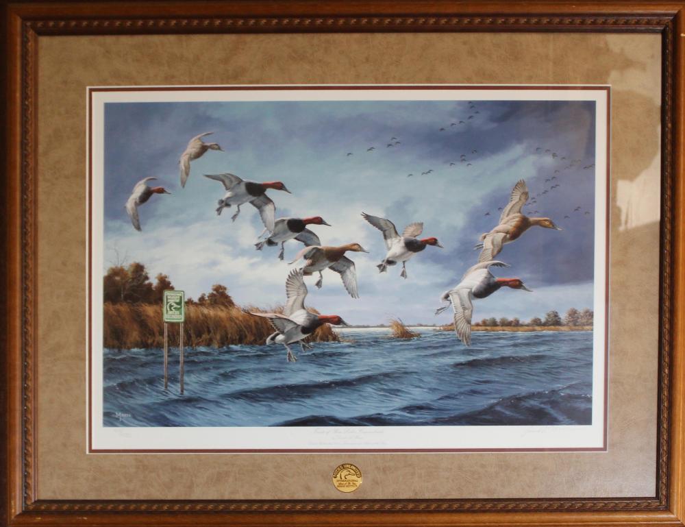 David A Maass comparable auction result: david a maass am 1929 ducks unlimited print