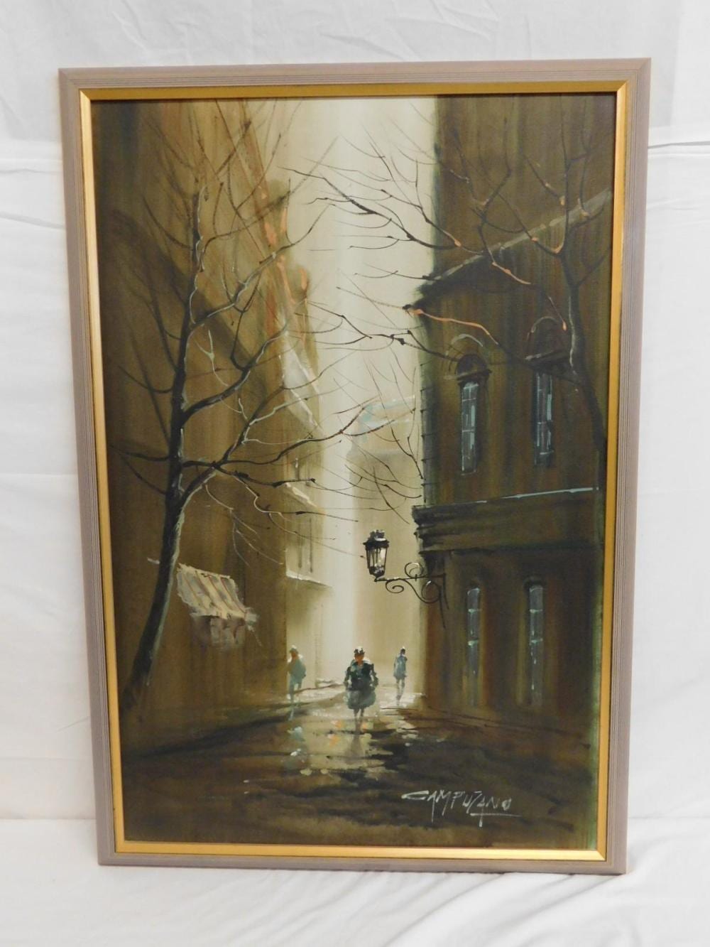 Jose Luis Campuzano comparable auction result: jose luis campuzano o c paris street scene