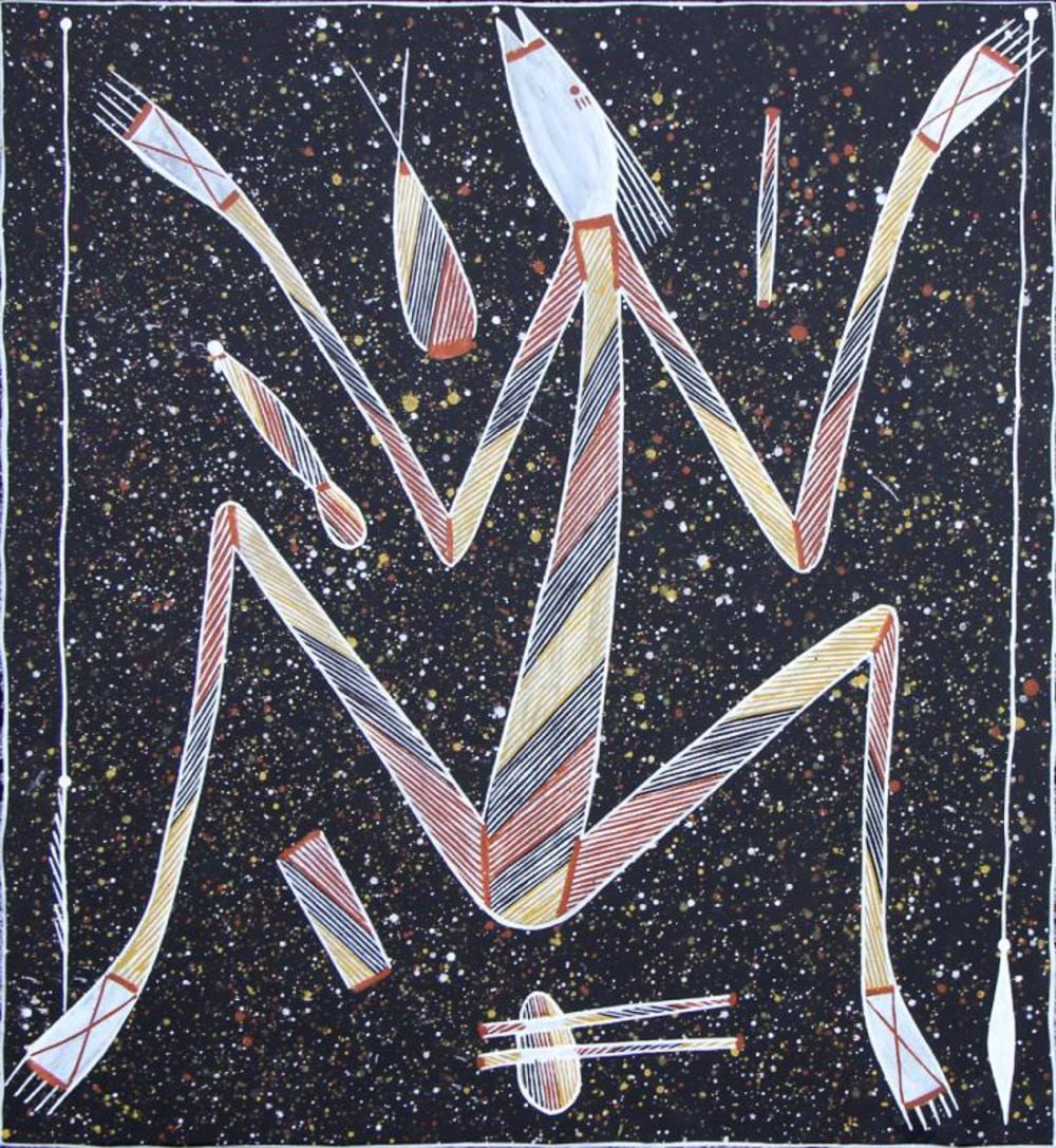 Warrick Kelly comparable auction result: warrick kelly untitled